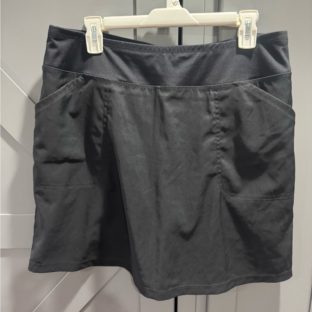 Cypress Club Black Skirt with shorts underneath and Pockets